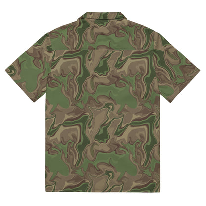 Black OPS Sludgeflow Morphic CAMO Unisex button shirt - Button Shirts