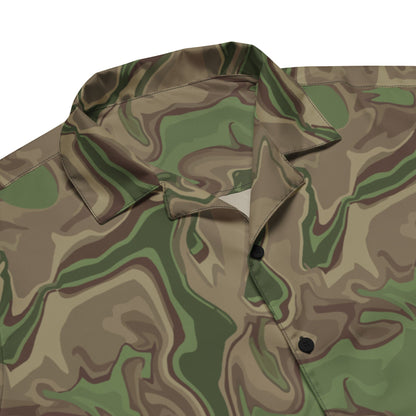 Black OPS Sludgeflow Morphic CAMO Unisex button shirt - Button Shirts