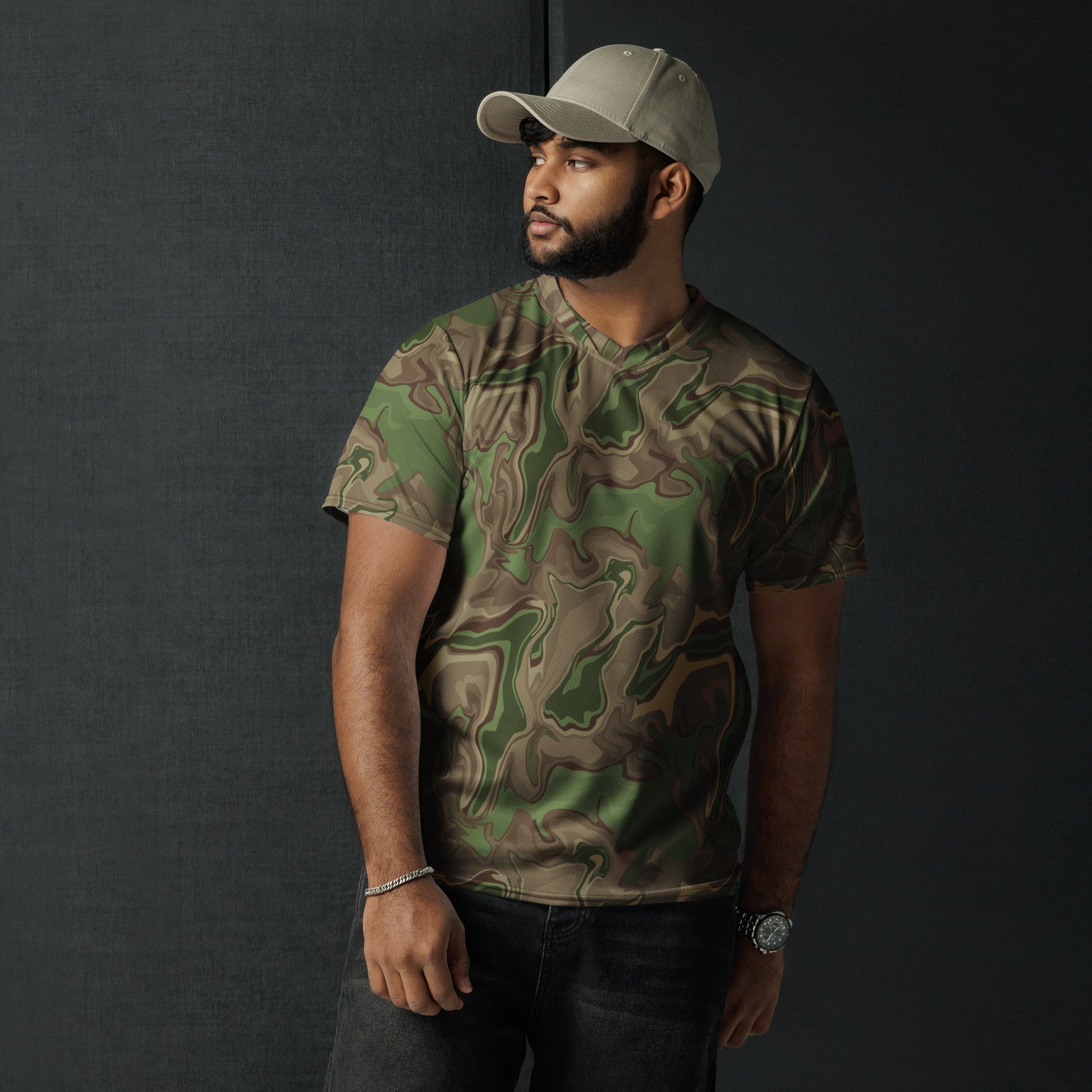 Black OPS Sludgeflow Morphic CAMO unisex sports jersey - Sports Jerseys