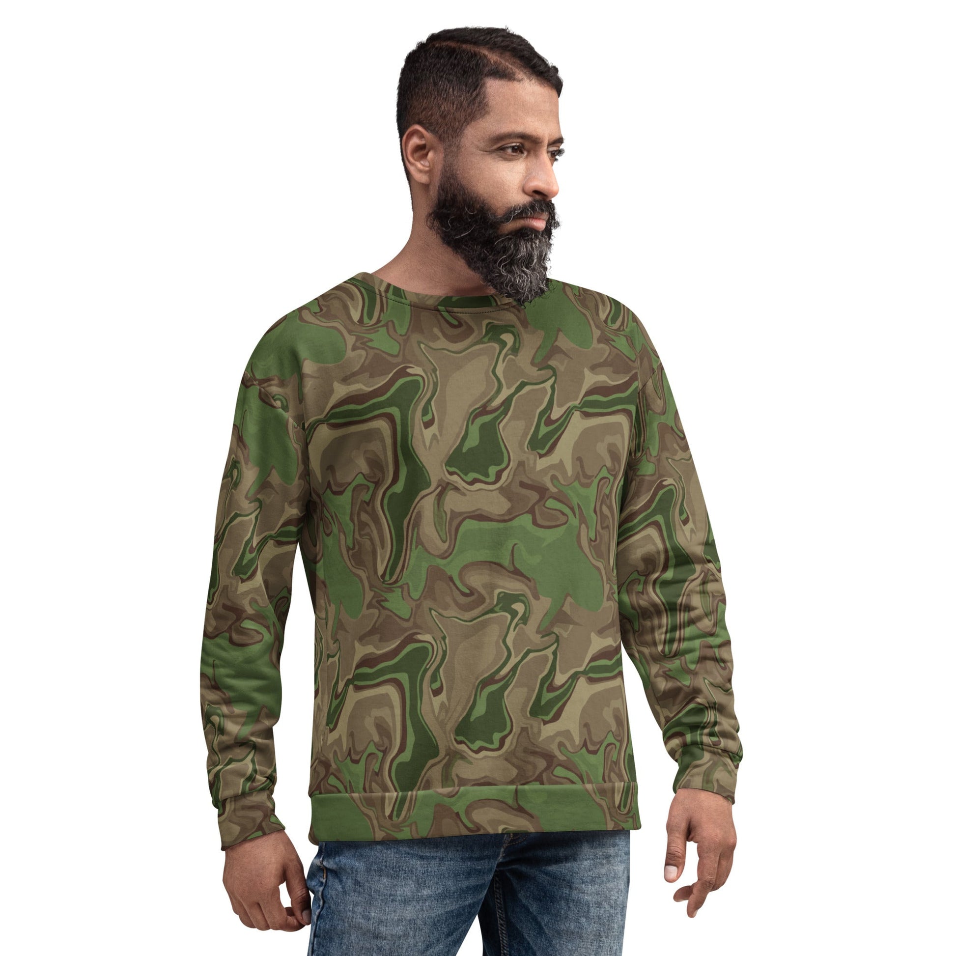 Black OPS Sludgeflow Morphic CAMO Unisex Sweatshirt - Sweatshirts
