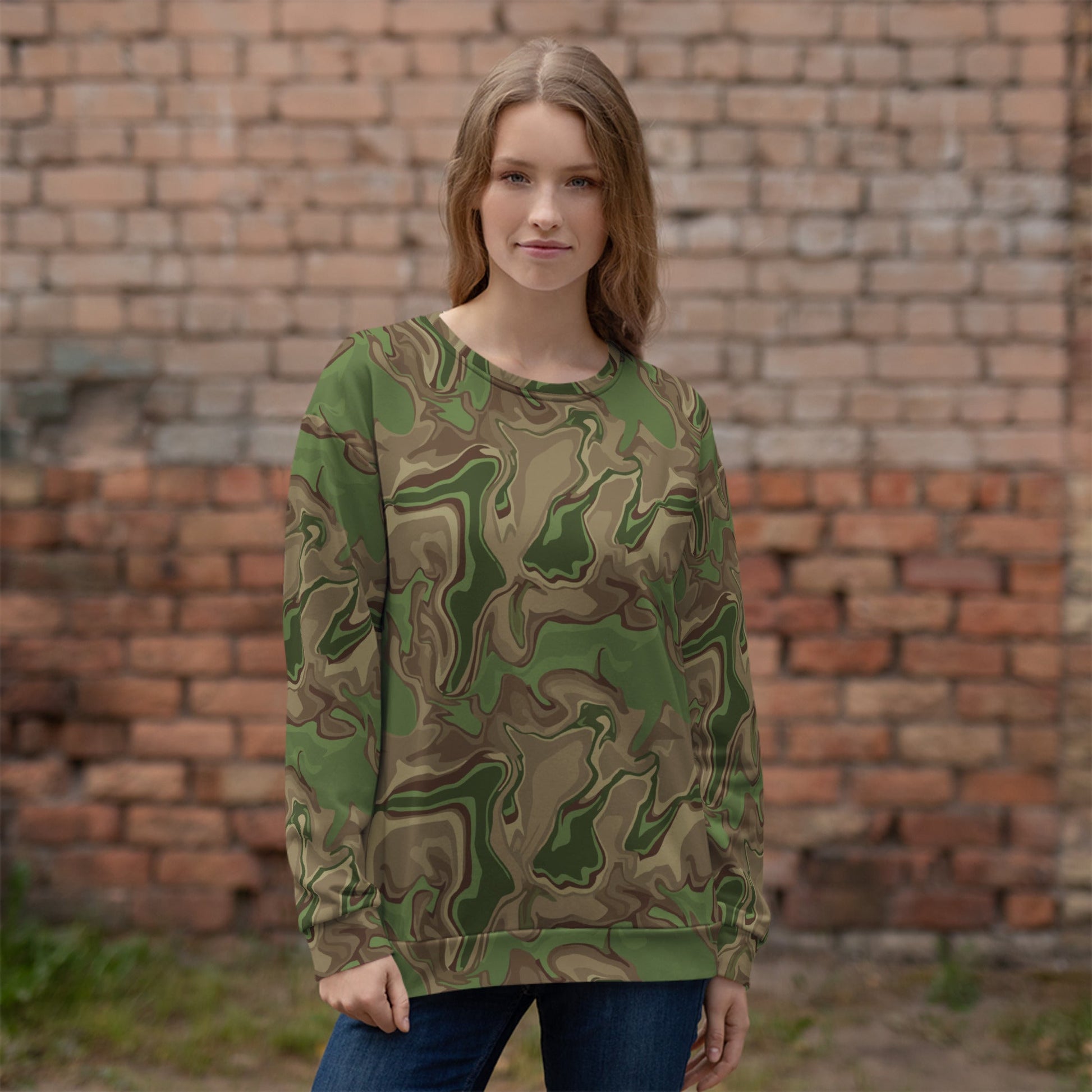 Black OPS Sludgeflow Morphic CAMO Unisex Sweatshirt - Sweatshirts