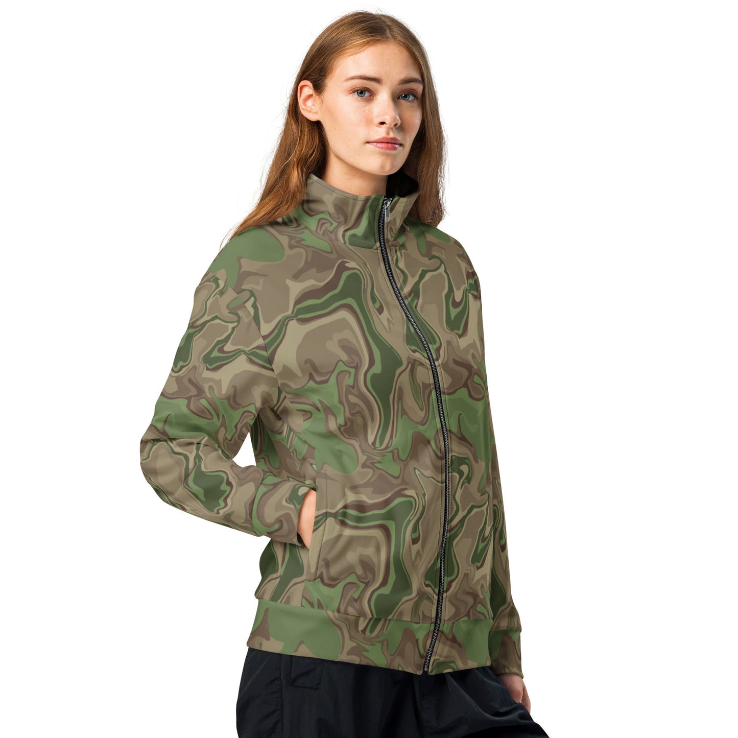 Black OPS Sludgeflow Morphic CAMO Unisex track jacket - Track Jackets