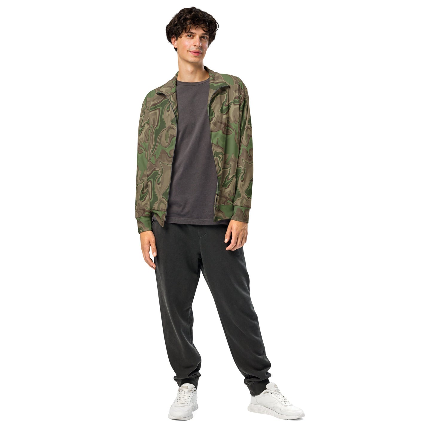 Black OPS Sludgeflow Morphic CAMO Unisex track jacket - Track Jackets