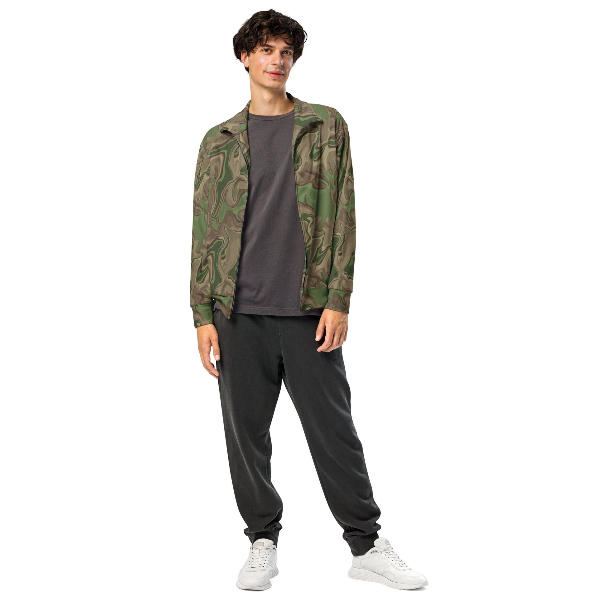 Black OPS Sludgeflow Morphic CAMO Unisex track jacket - Track Jackets