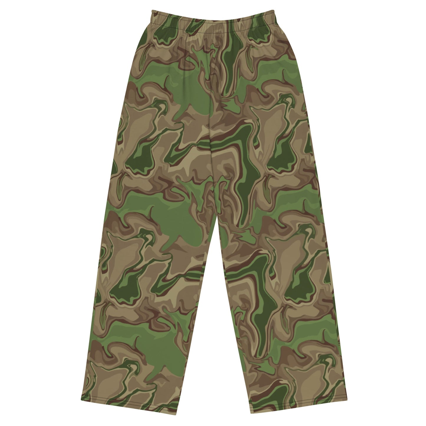 Black OPS Sludgeflow Morphic CAMO unisex wide-leg pants - 2XS - Wide-leg Pants