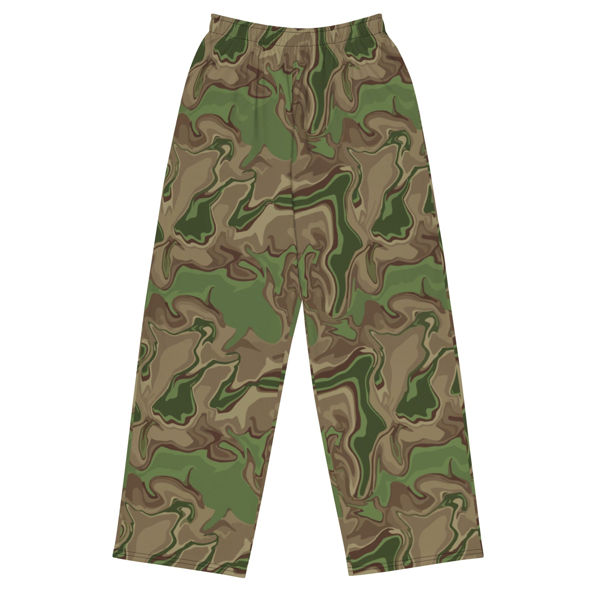 Black OPS Sludgeflow Morphic CAMO unisex wide-leg pants - 2XS - Wide-leg Pants