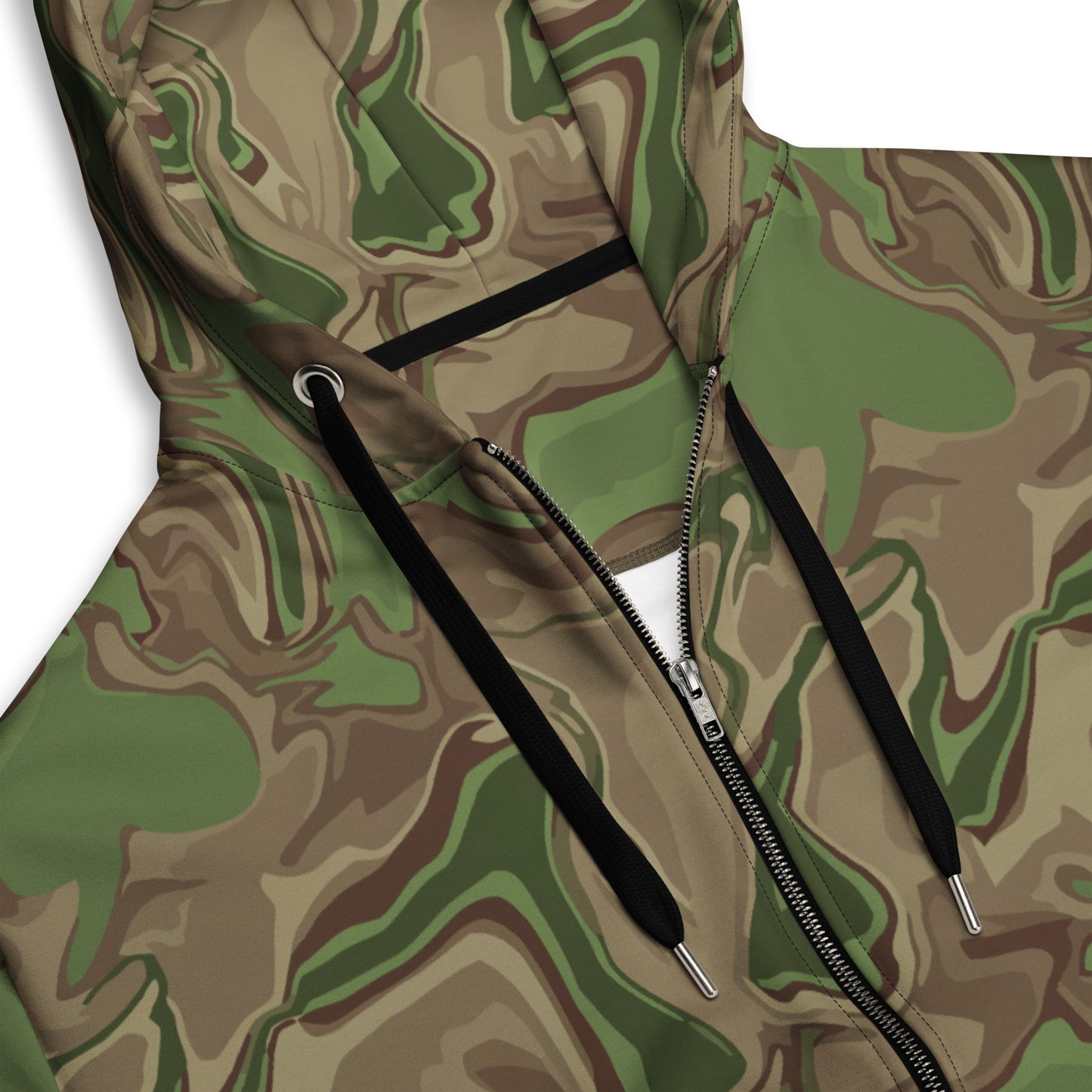 Black OPS Sludgeflow Morphic CAMO Unisex zip hoodie - Zip Hoodies