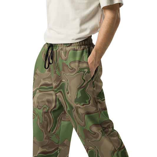 Black OPS Sludgeflow Morphic CAMO Wide-leg joggers - Joggers