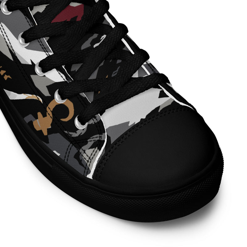 Blackwake Corsair CAMO Mens High-Top Canvas Shoes