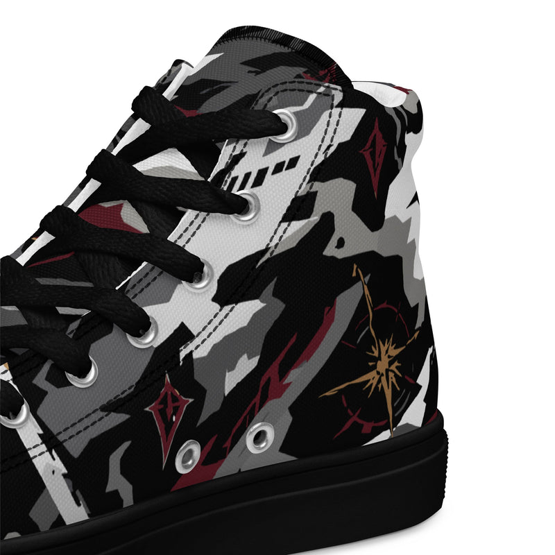 Blackwake Corsair CAMO Mens High-Top Canvas Shoes
