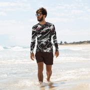 Blackwake Corsair CAMO Mens Long-Sleeve Rash Guard - XS - LS