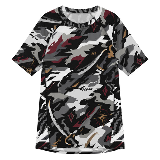 Blackwake Corsair CAMO Mens Short-Sleeve Rash Guard - 2XS - SS