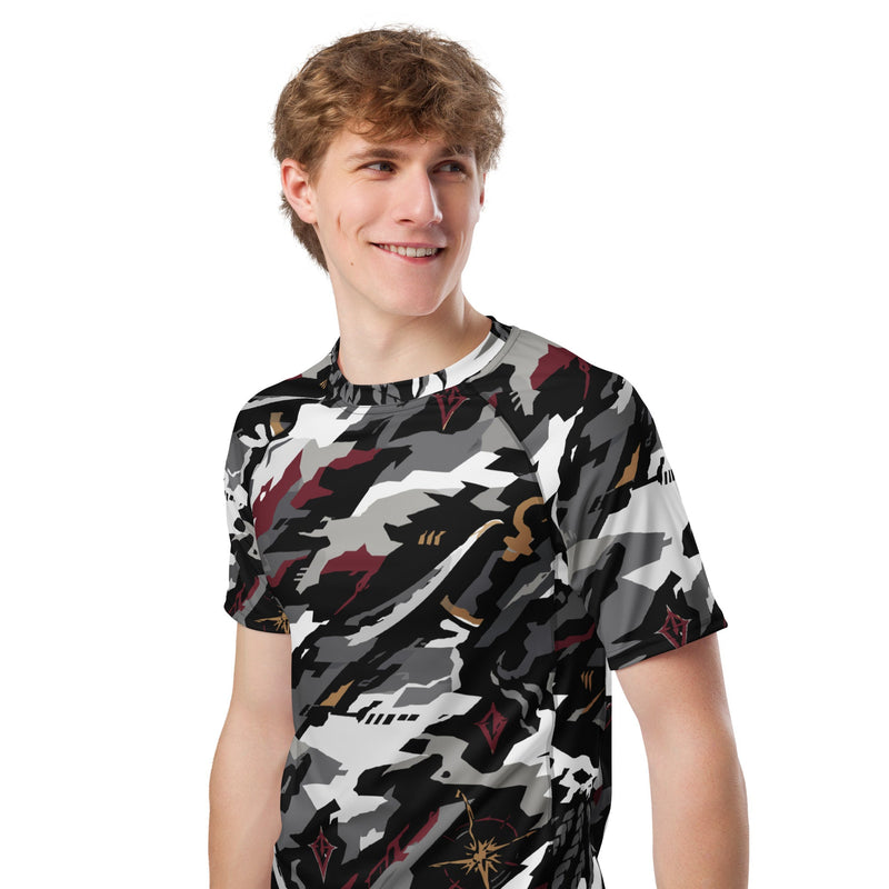 Blackwake Corsair CAMO Mens Short-Sleeve Rash Guard - SS