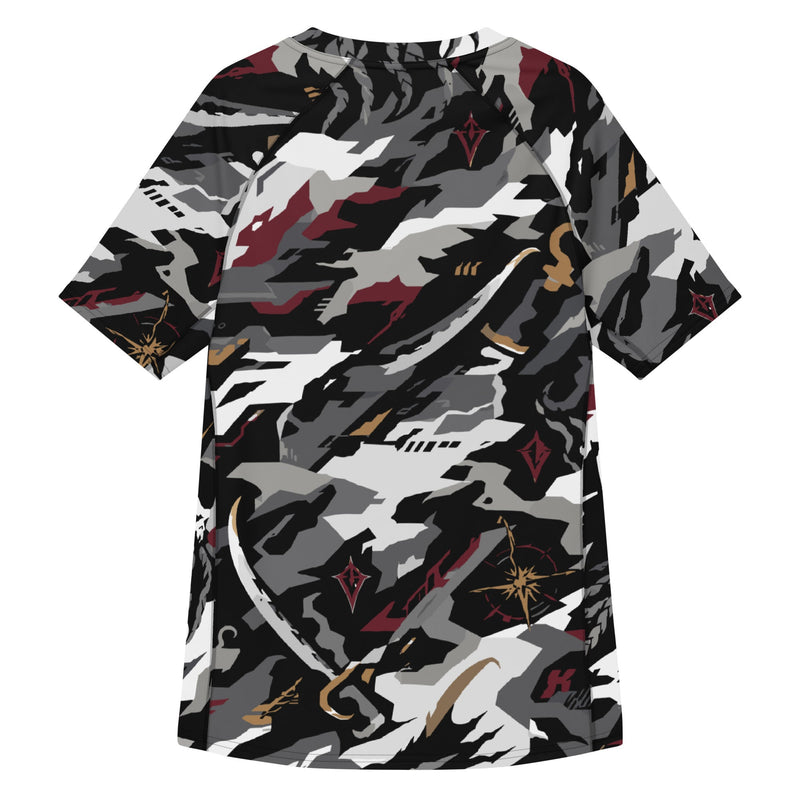 Blackwake Corsair CAMO Mens Short-Sleeve Rash Guard - SS