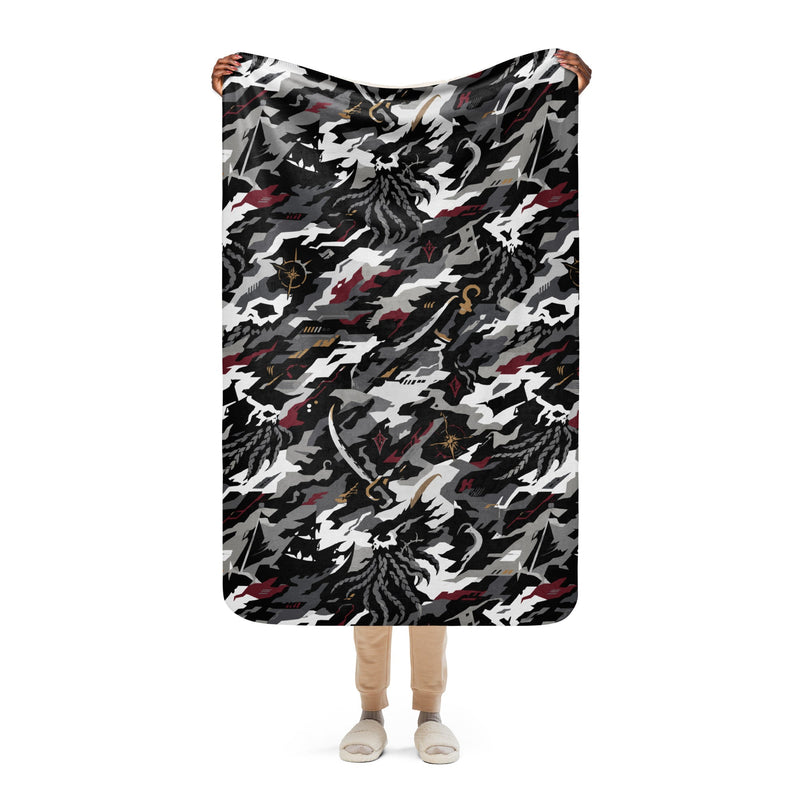 Blackwake Corsair CAMO Sherpa Blanket - 37″×57″