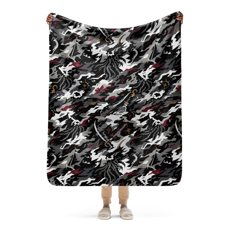 Blackwake Corsair CAMO Sherpa Blanket - 50″×60″