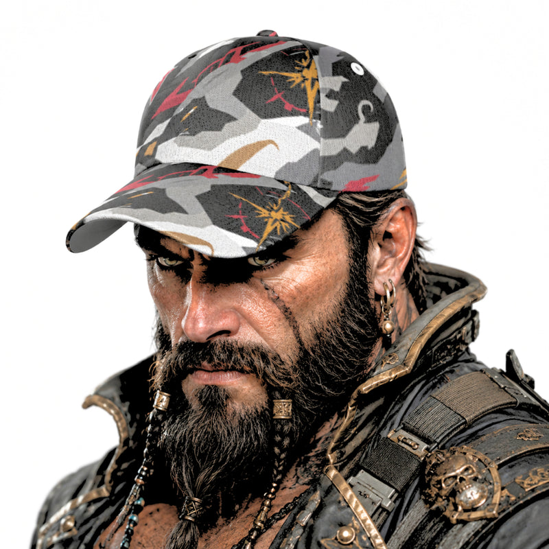 Blackwake Corsair CAMO Snapback Ball Cap - U / White - Head