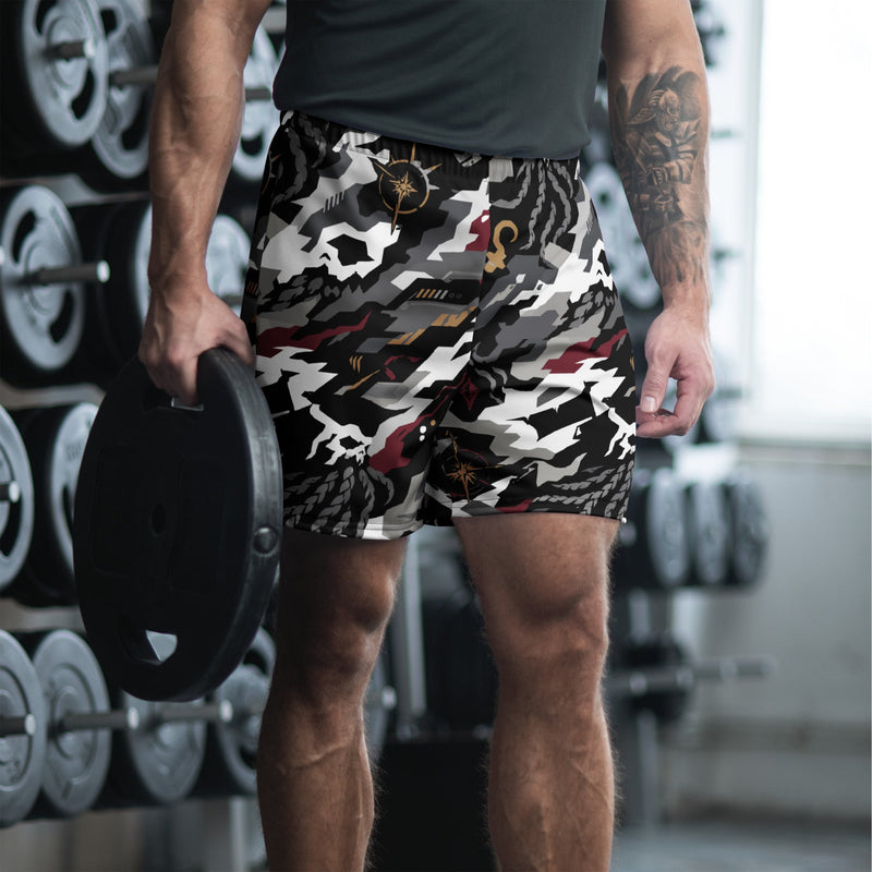 Blackwake Corsair CAMO Unisex Athletic Long Shorts - 2XS