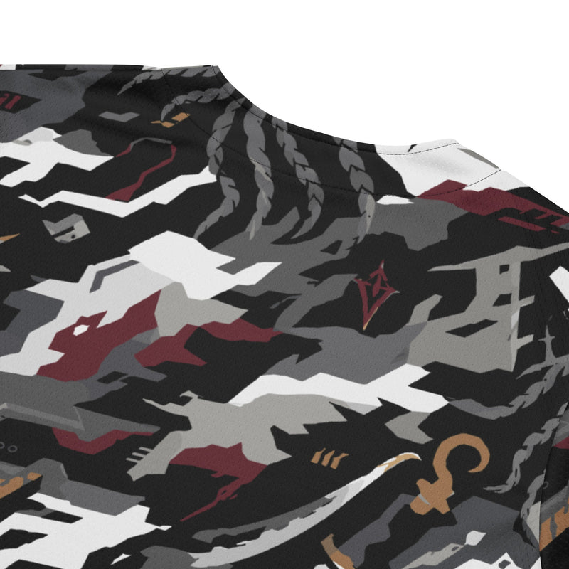 Blackwake Corsair CAMO Unisex Baseball Jersey