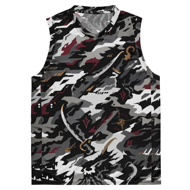 Blackwake Corsair CAMO Unisex Basketball Jersey