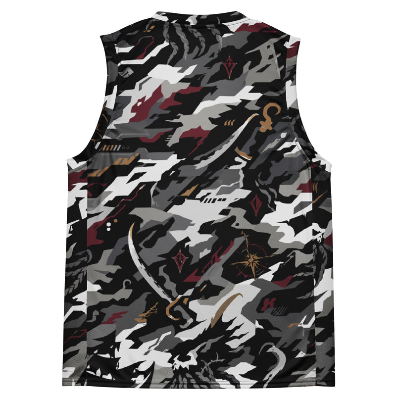 Blackwake Corsair CAMO Unisex Basketball Jersey