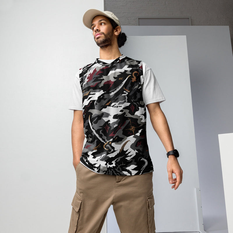 Blackwake Corsair CAMO Unisex Basketball Jersey - 2XS