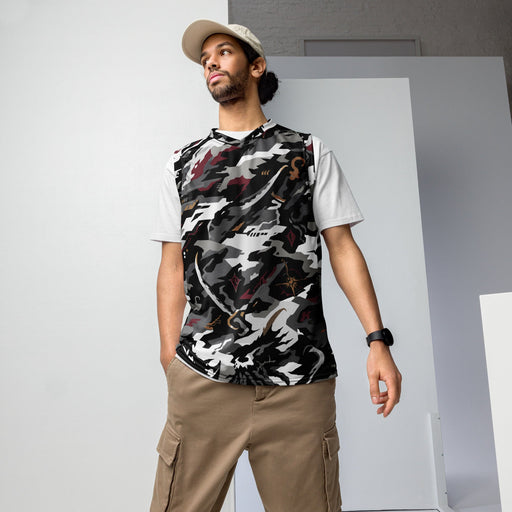 Blackwake Corsair CAMO Unisex Basketball Jersey - 2XS