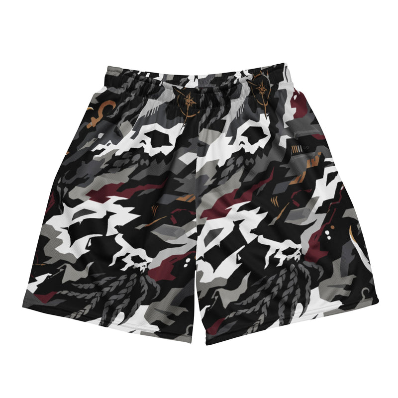 Blackwake Corsair CAMO Unisex Mesh Shorts - 2XS