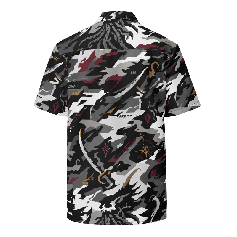 Blackwake Corsair CAMO Unisex Short-Sleeve Button Shirt - Button-Up