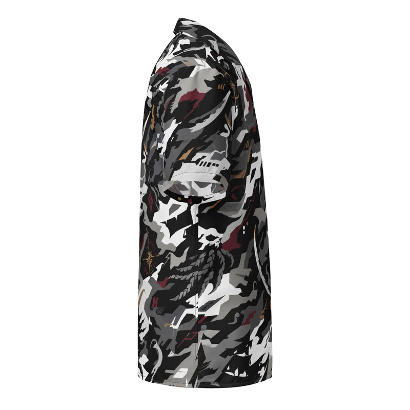 Blackwake Corsair CAMO Unisex Short-Sleeve Button Shirt - Button-Up