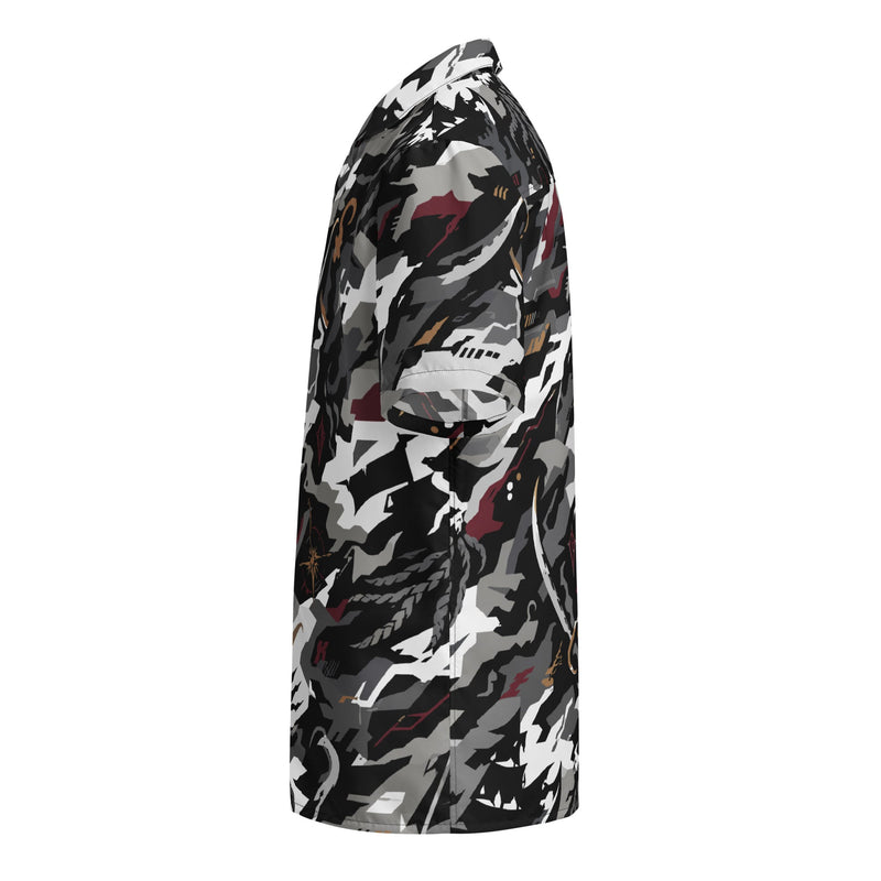 Blackwake Corsair CAMO Unisex Short-Sleeve Button Shirt - Button-Up