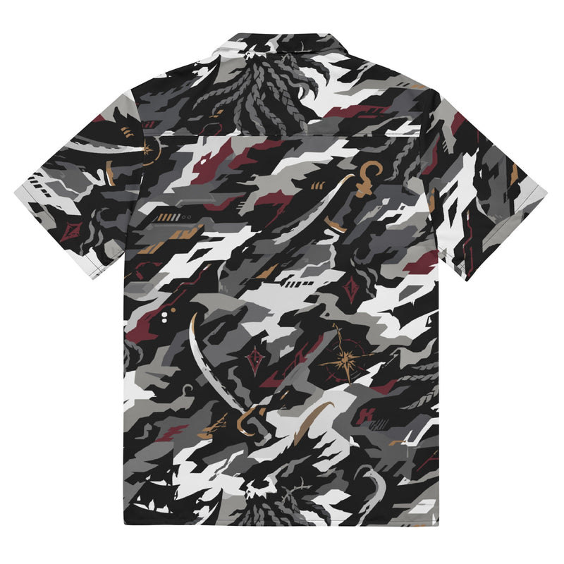 Blackwake Corsair CAMO Unisex Short-Sleeve Button Shirt - Button-Up
