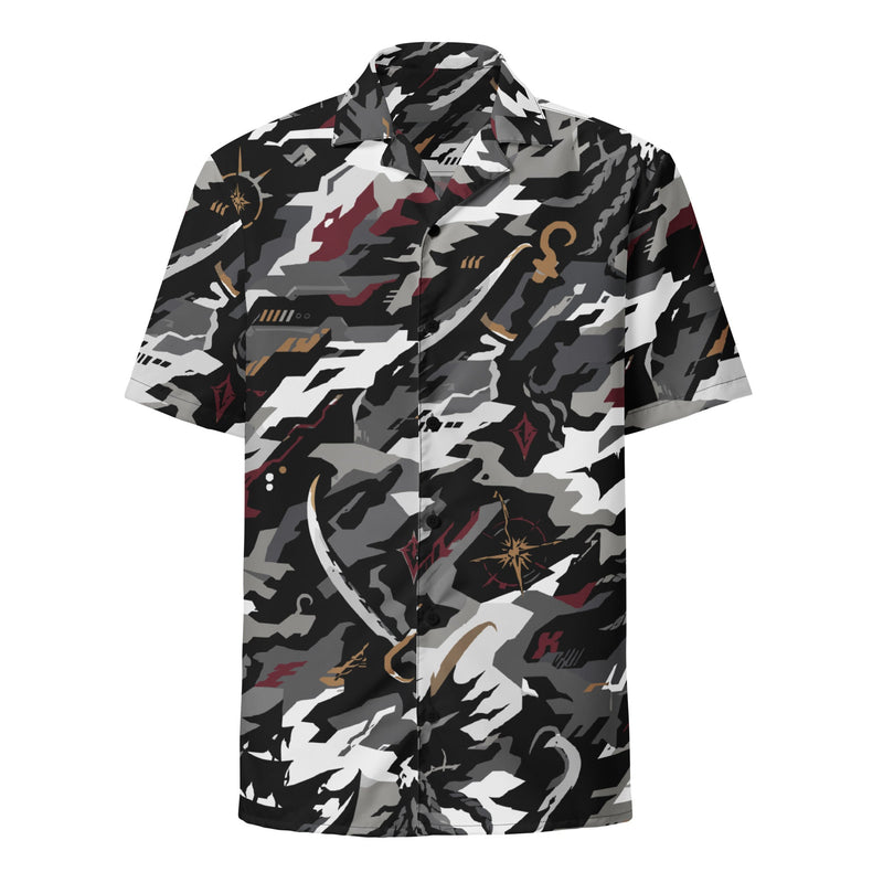 Blackwake Corsair CAMO Unisex Short-Sleeve Button Shirt - Button-Up