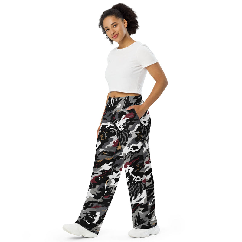 Blackwake Corsair CAMO Unisex Wide-Leg Leisure Pants - Pant