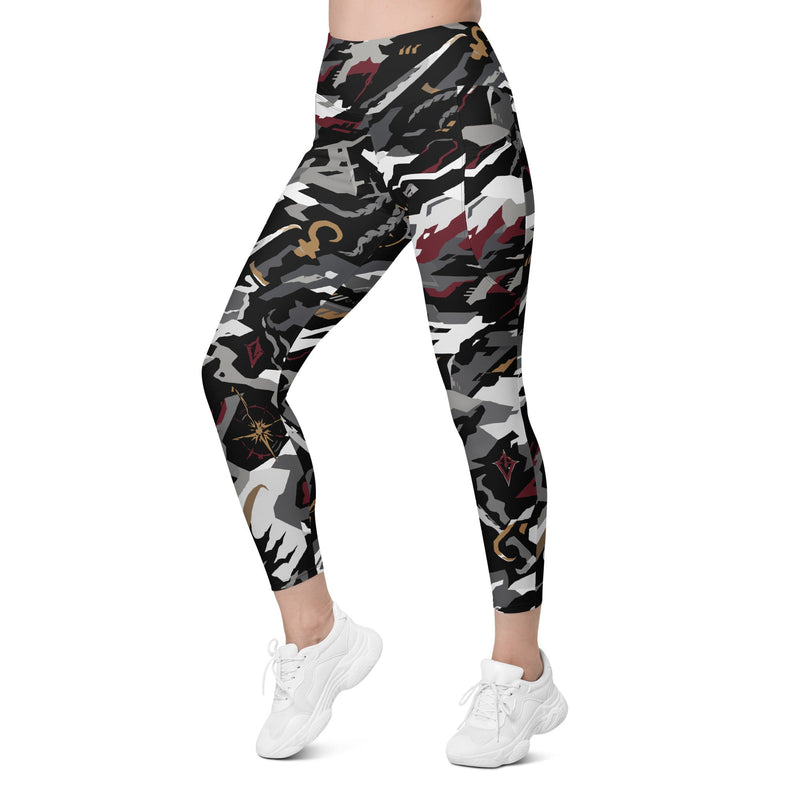 Blackwake Corsair CAMO Womens Leggings with Pockets - Women
