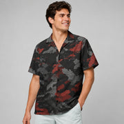 Blood Oath Vanguard CAMO Unisex Short-Sleeve Button Shirt - 2XS - Button-Up