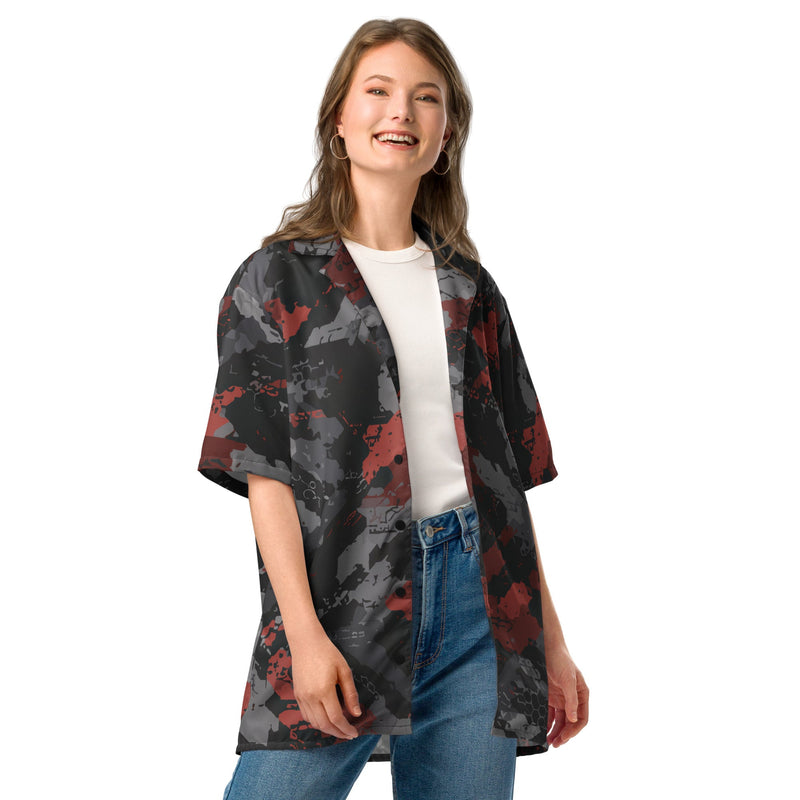 Blood Oath Vanguard CAMO Unisex Short-Sleeve Button Shirt - Button-Up