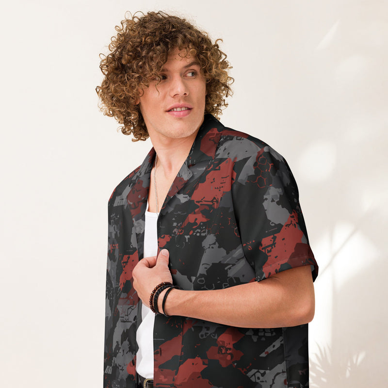 Blood Oath Vanguard CAMO Unisex Short-Sleeve Button Shirt - Button-Up
