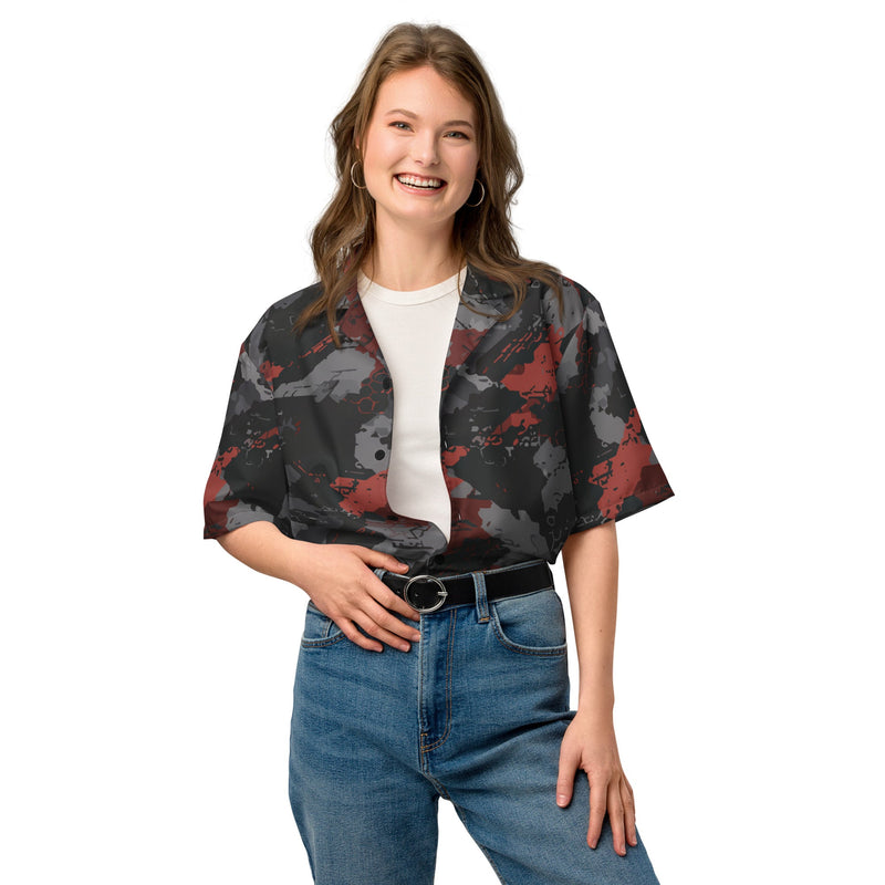 Blood Oath Vanguard CAMO Unisex Short-Sleeve Button Shirt - Button-Up