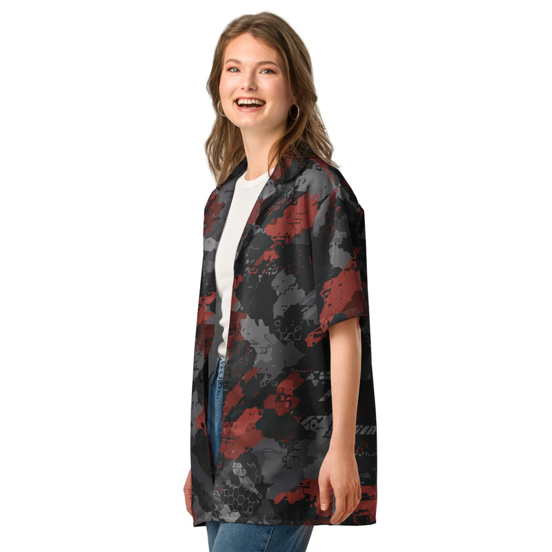 Blood Oath Vanguard CAMO Unisex Short-Sleeve Button Shirt - Button-Up