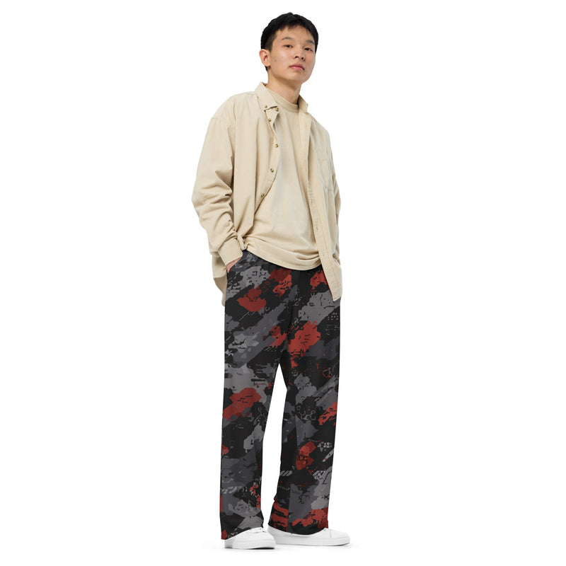 Blood Oath Vanguard CAMO Unisex Wide-Leg Leisure Pants - Pant