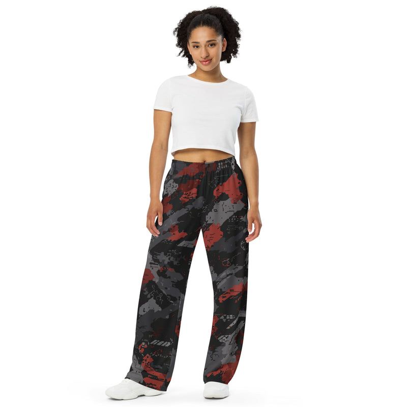 Blood Oath Vanguard CAMO Unisex Wide-Leg Leisure Pants - Pant