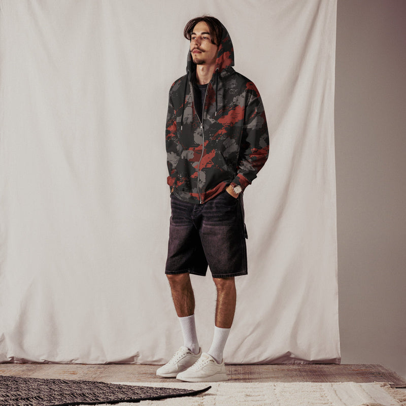 Blood Oath Vanguard CAMO Unisex Zip Hoodie