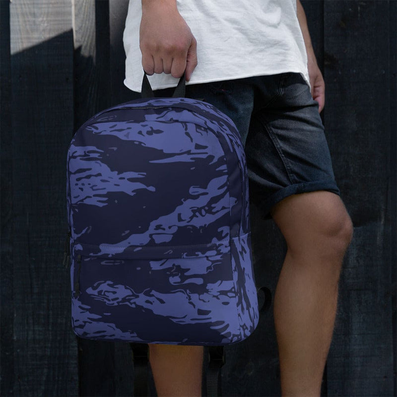 Blue Tiger Stripe CAMO Backpack