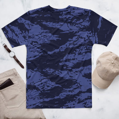 Blue Tiger Stripe CAMO Men’s t-shirt
