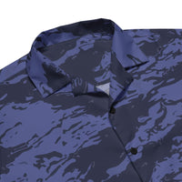 Blue Tiger Stripe CAMO Unisex button shirt