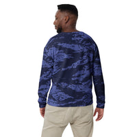 Blue Tiger Stripe CAMO Unisex Sweatshirt