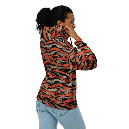 BOMBA Firefighter Tiger Stripe CAMO Unisex zip hoodie - Zip Hoodies
