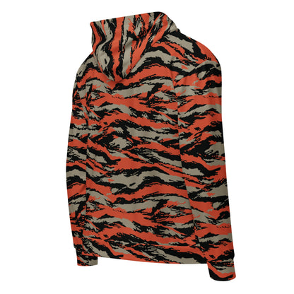 BOMBA Firefighter Tiger Stripe CAMO Unisex zip hoodie - Zip Hoodies