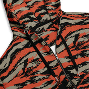 BOMBA Firefighter Tiger Stripe CAMO Unisex Zip Hoodie